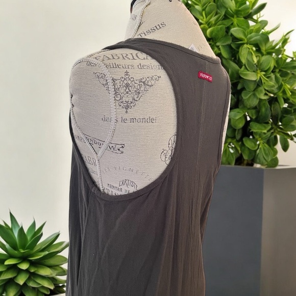 Hard Tail racer back grey dress. Great after yoga. For the beach. For the pool. - Picture 7 of 16